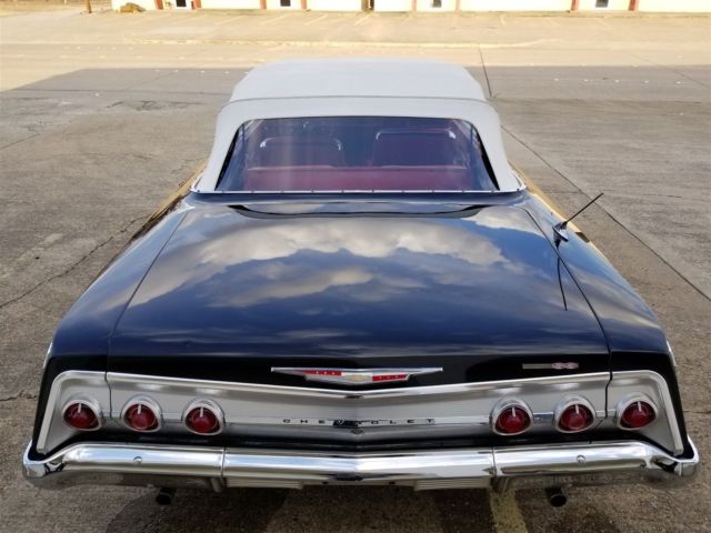 1962 Black Chevrolet Impala Convertible