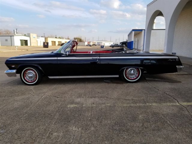 1962 Black Chevrolet Impala Convertible