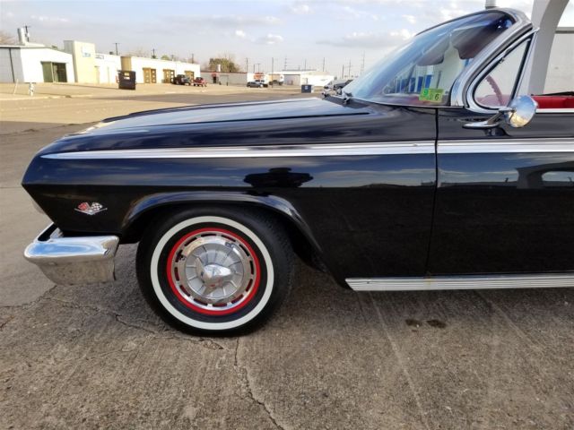 1962 Black Chevrolet Impala Convertible