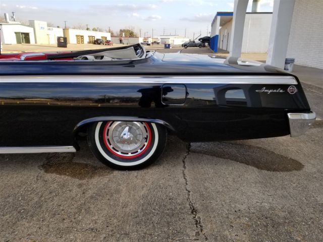 1962 Black Chevrolet Impala Convertible