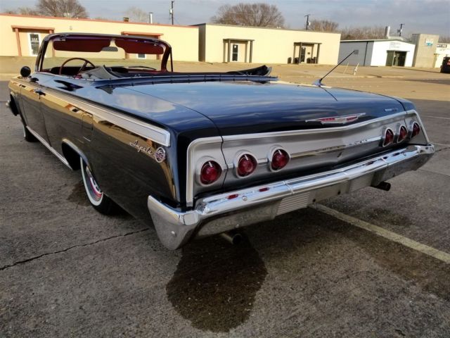1962 Black Chevrolet Impala Convertible