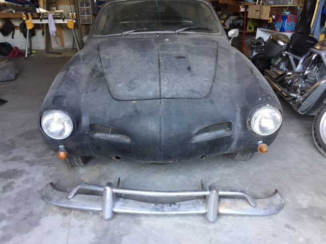 1962 Black Volkswagen Karmann Ghia Coupe