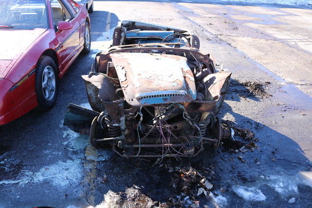 1962 Blue Austin Healey 3000 Convertible