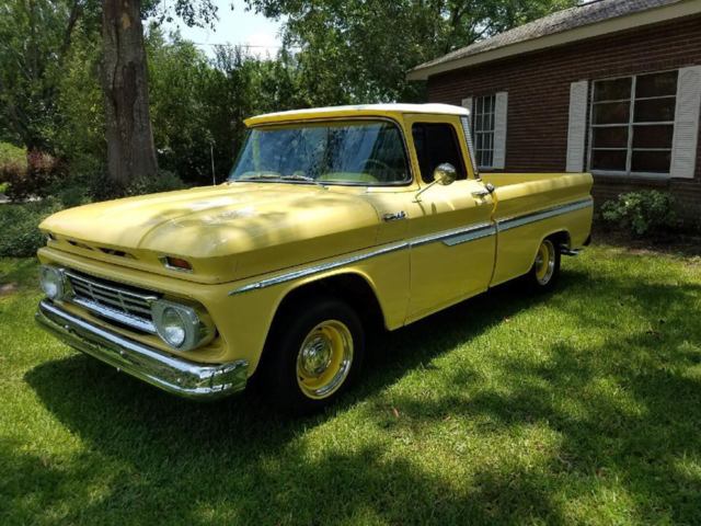 1962 Yellow Chevrolet C-10 Standard Cab Pickup