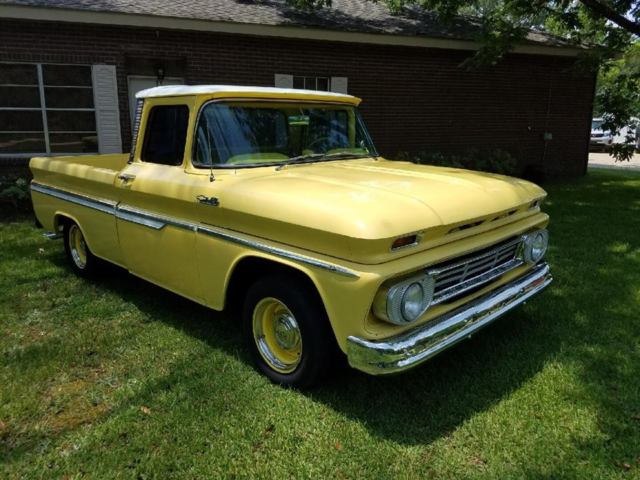 1962 Yellow Chevrolet C-10 Standard Cab Pickup