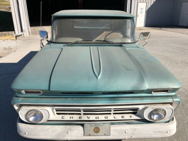 1962 Green Chevrolet C-10 Standard Cab Pickup