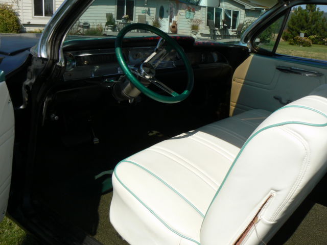 1962 Black/Green Cadillac DeVille Hardtop