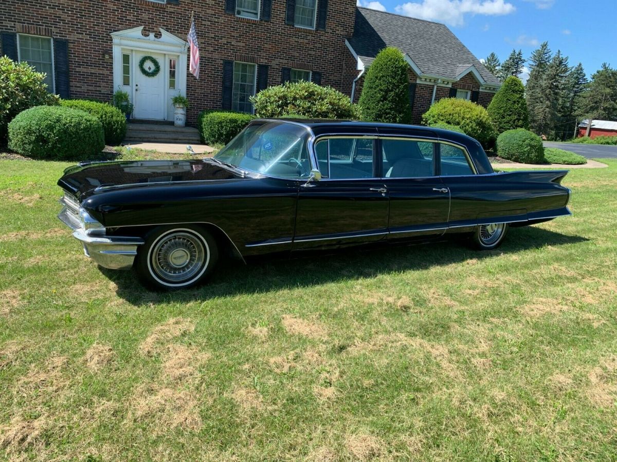 1962 Black Cadillac Series 75 Limousine