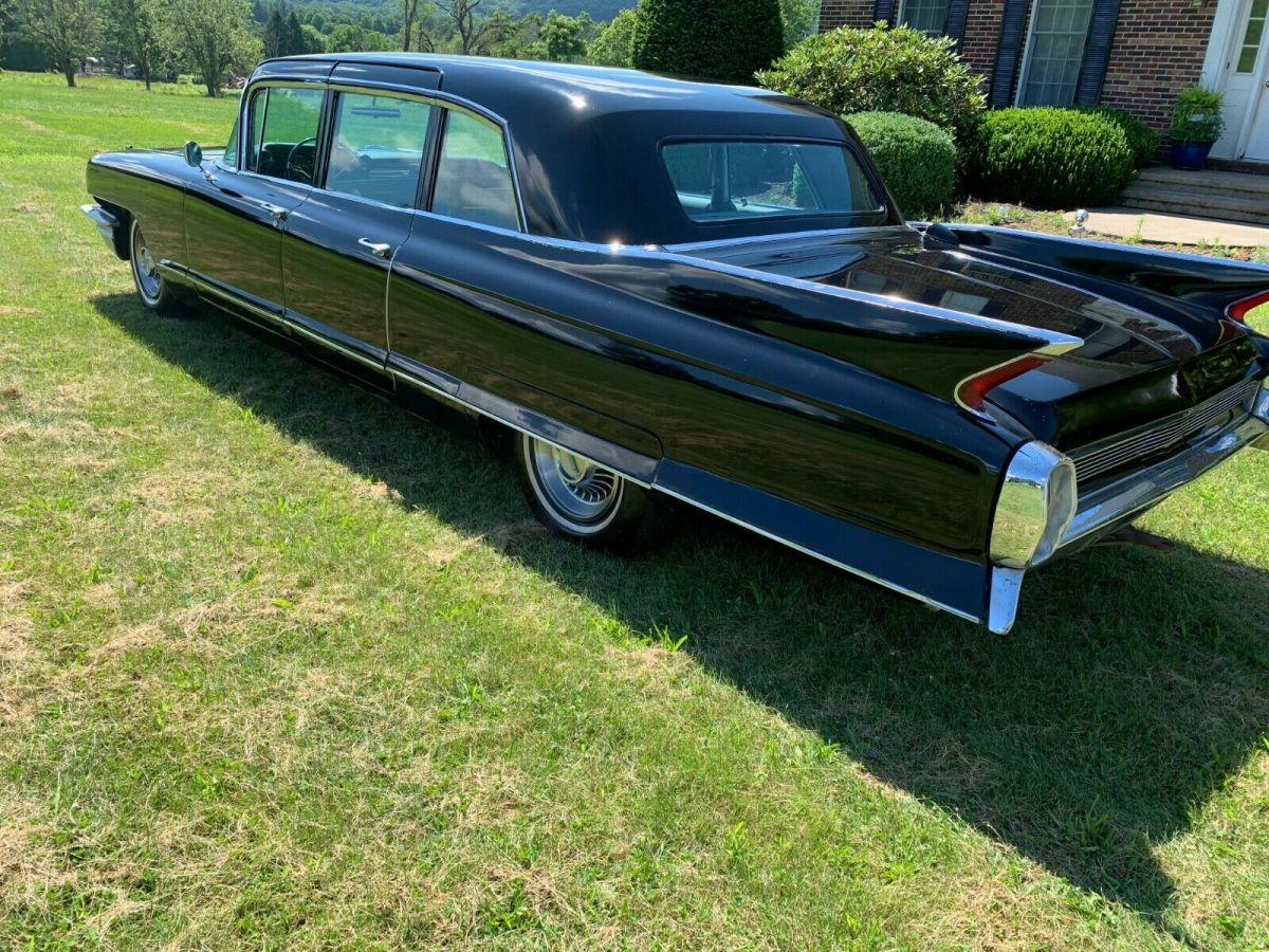 1962 Black Cadillac Series 75 Limousine