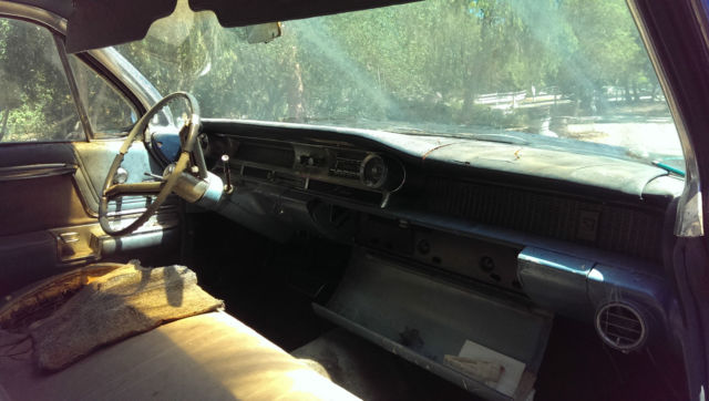 1962 Blue Cadillac DeVille Sedan