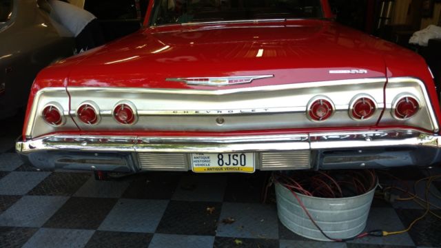 1962 Red Chevrolet Impala Coupe