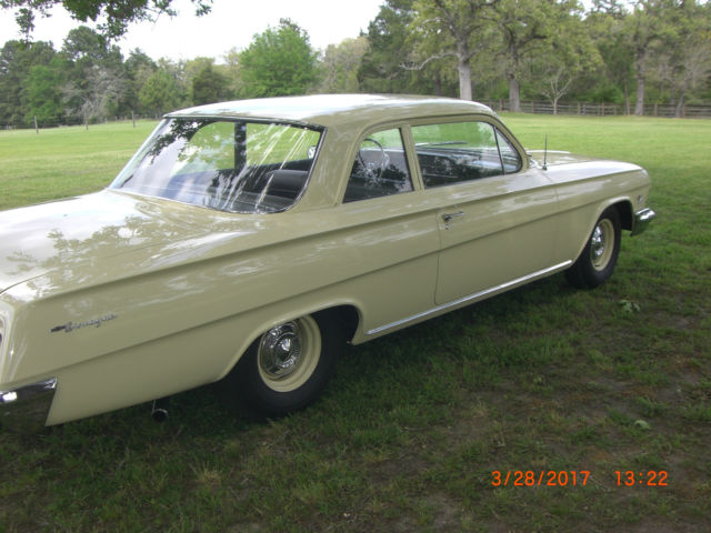 1962 butternut cream Chevrolet Bel Air/150/210 2 dr