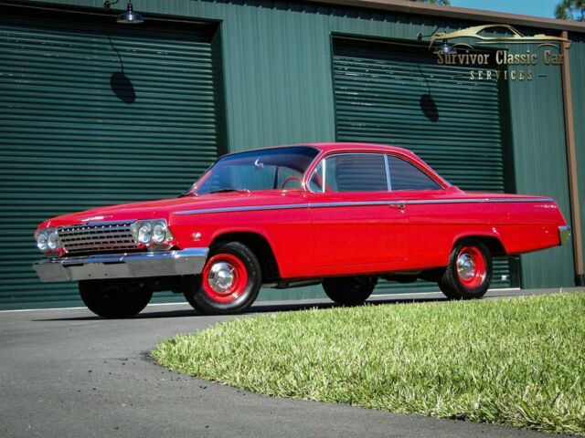1962 Red Chevrolet Bel Air/150/210 2d : 2 Door Hard TOP