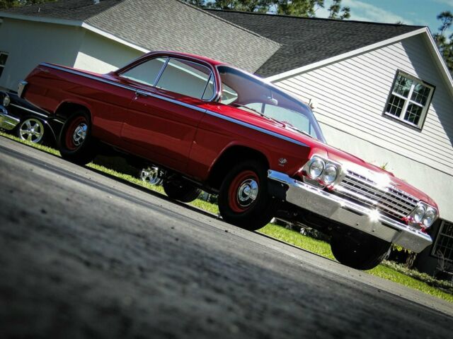 1962 Red Chevrolet Bel Air/150/210 2d : 2 Door Hard TOP