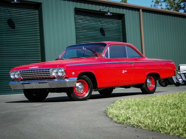 1962 Red Chevrolet Bel Air/150/210 2d : 2 Door Hard TOP