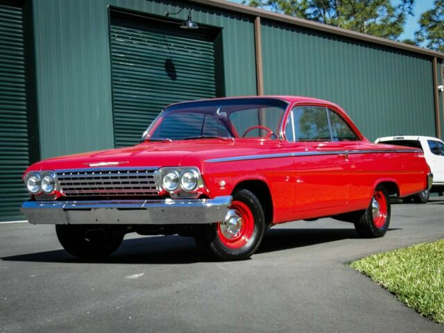 1962 Red Chevrolet Bel Air/150/210 2d : 2 Door Hard TOP