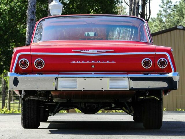 1962 Red Chevrolet Bel Air/150/210 2d : 2 Door Hard TOP