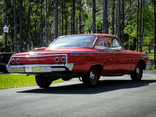 1962 Red Chevrolet Bel Air/150/210 2d : 2 Door Hard TOP