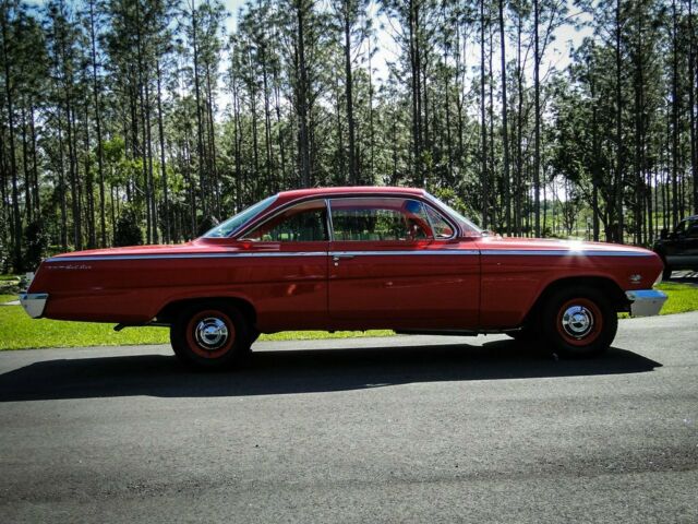 1962 Red Chevrolet Bel Air/150/210 2d : 2 Door Hard TOP
