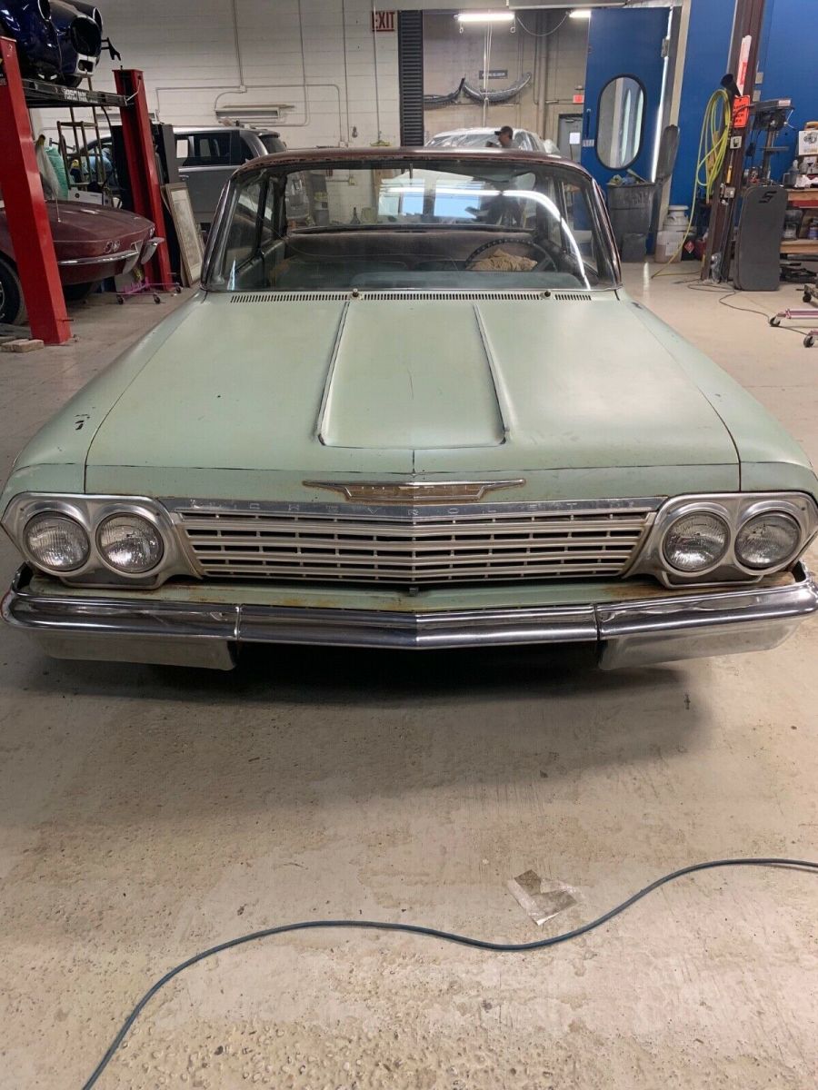 1962 Green Chevrolet Bel Air/150/210 2dr