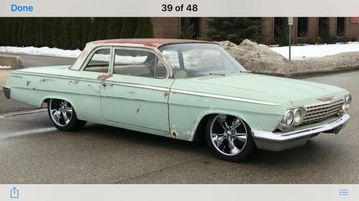 1962 Green Chevrolet Bel Air/150/210 2dr