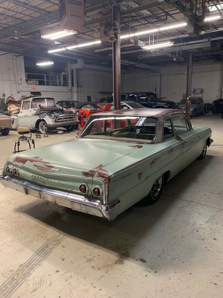1962 Green Chevrolet Bel Air/150/210 2dr