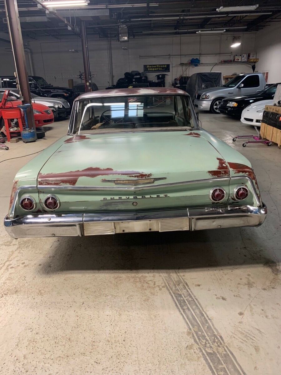 1962 Green Chevrolet Bel Air/150/210 2dr