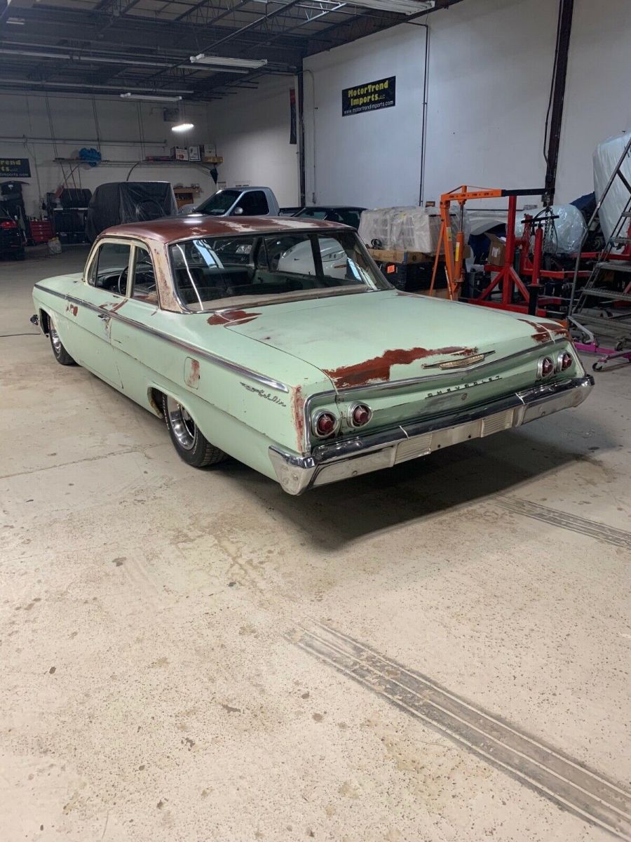 1962 Green Chevrolet Bel Air/150/210 2dr