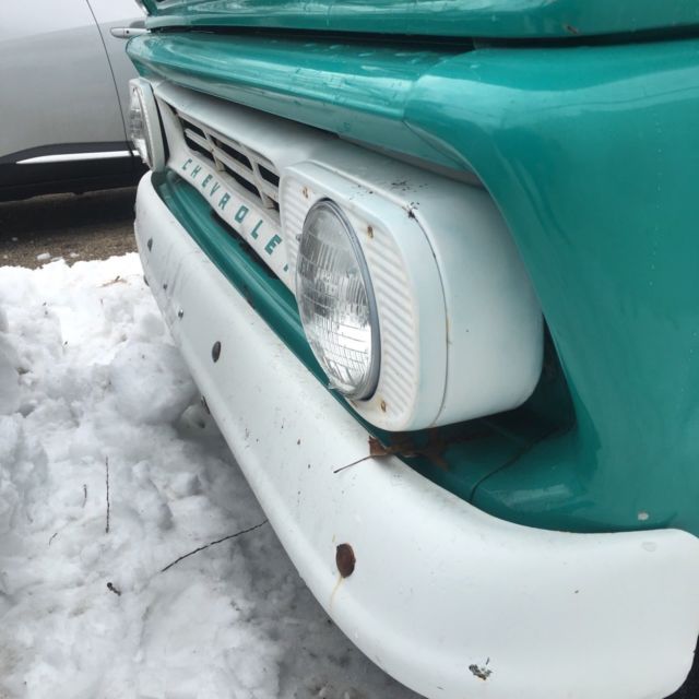 1962 Green Chevrolet C-10 Crew Cab Pickup