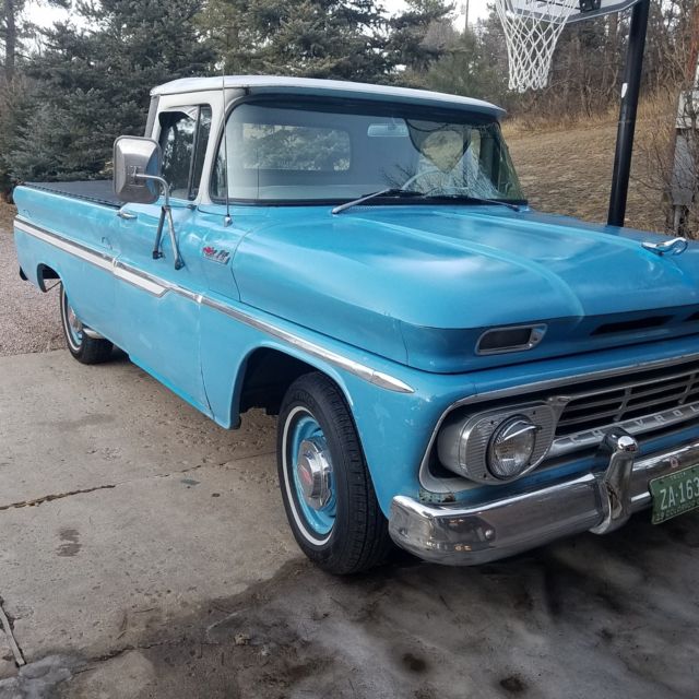 1962 Blue Chevrolet C-10 Standard Cab Pickup