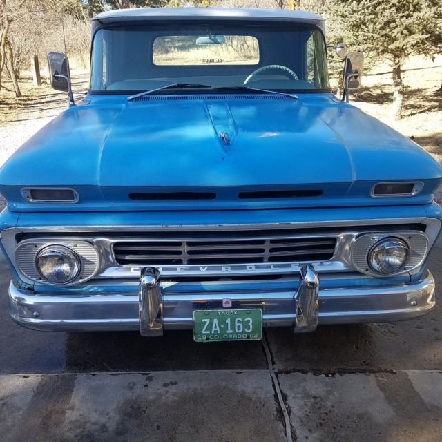 1962 Blue Chevrolet C-10 Standard Cab Pickup