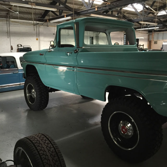 1962 green Chevrolet C-10 pickup