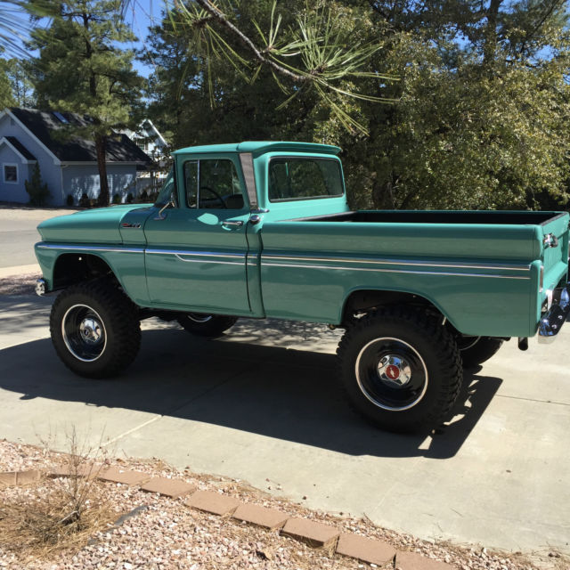 1962 green Chevrolet C-10 pickup