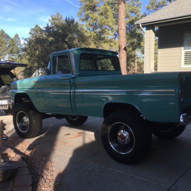 1962 green Chevrolet C-10 pickup