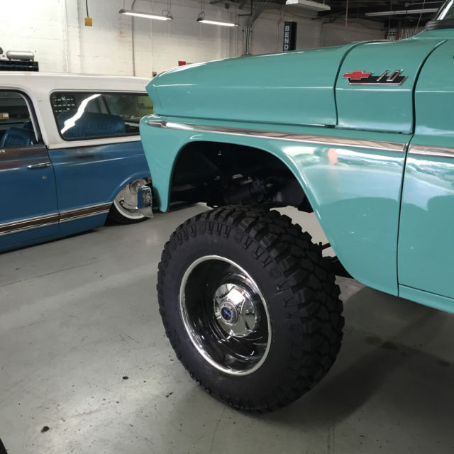 1962 green Chevrolet C-10 pickup