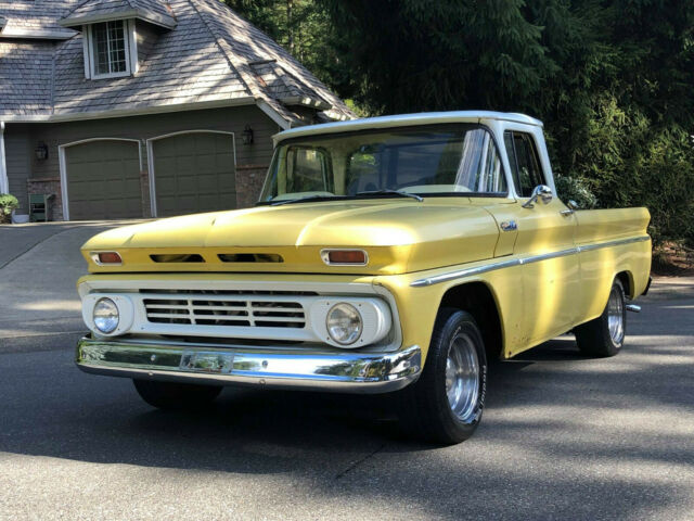1962 Yellow Chevrolet C-10 Standard Cab Pickup