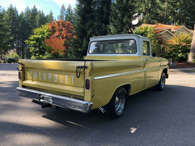 1962 Yellow Chevrolet C-10 Standard Cab Pickup