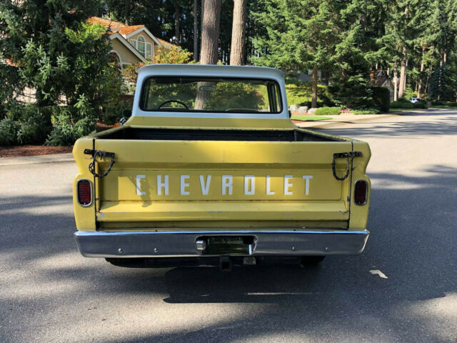 1962 Yellow Chevrolet C-10 Standard Cab Pickup