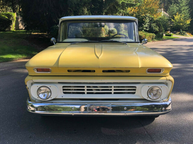 1962 Yellow Chevrolet C-10 Standard Cab Pickup