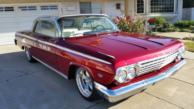 1962 Red Chevrolet Impala Coupe