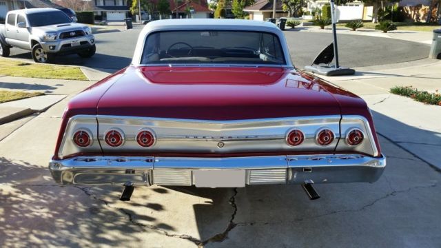 1962 Red Chevrolet Impala Coupe