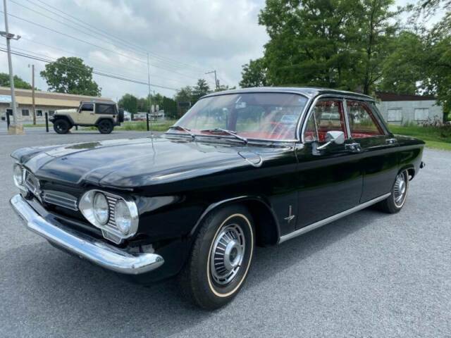 1962 Black Chevrolet Corvair Sedan
