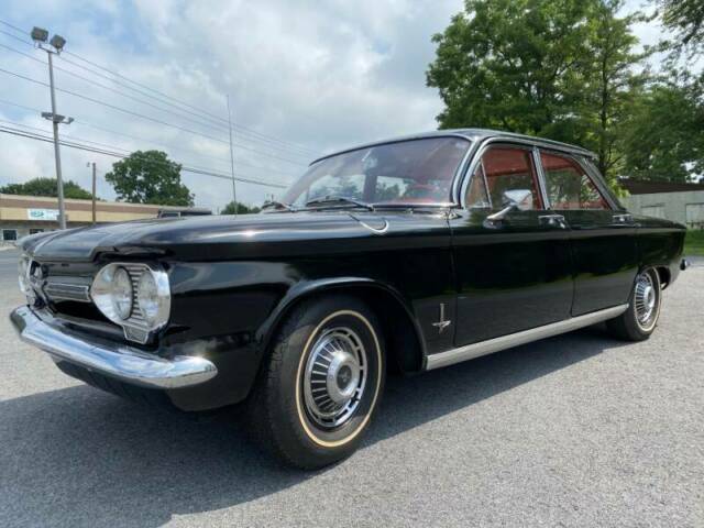 1962 Black Chevrolet Corvair Sedan