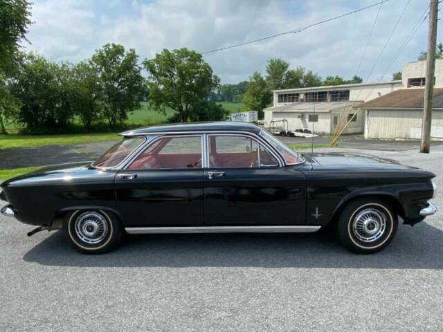 1962 Black Chevrolet Corvair Sedan