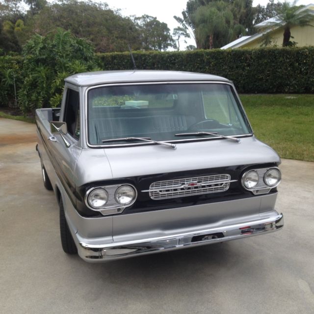 1962 Silver/Black Chevrolet Corvair Standard Cab Pickup