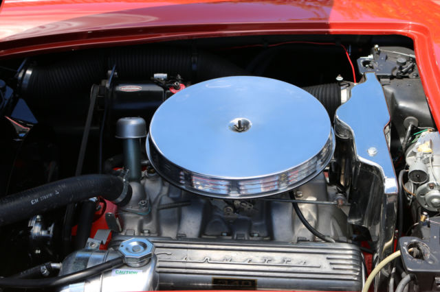 1962 Burgundy Chevrolet Corvette Convertible