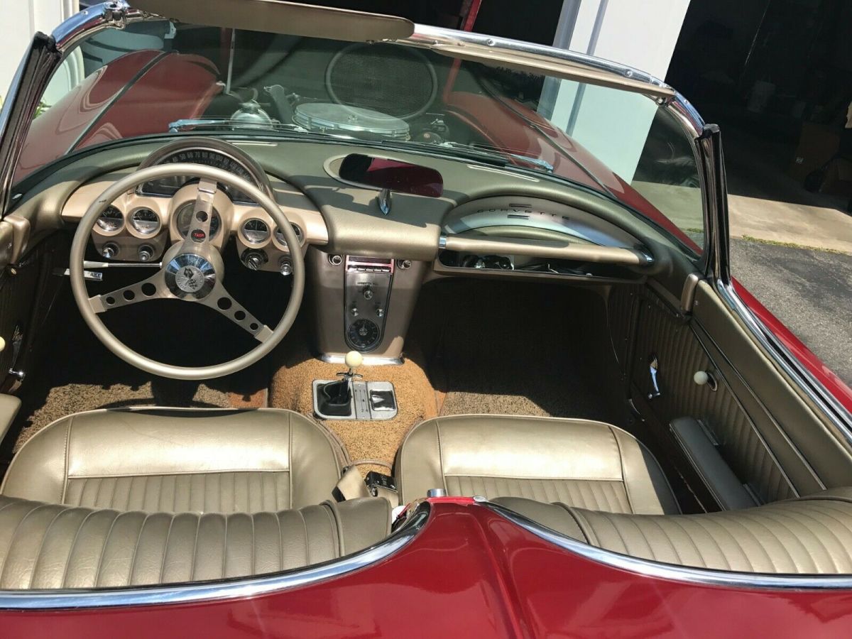 1962 Honduras Maroon Chevrolet Corvette Convertible