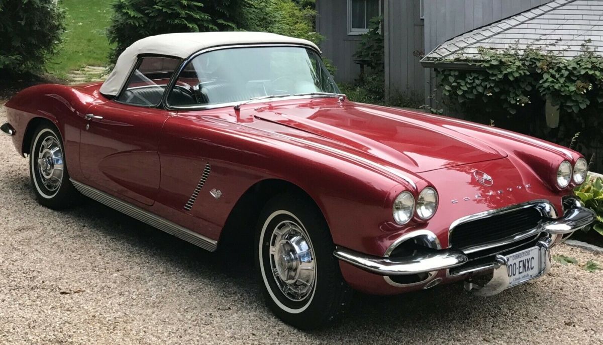 1962 Honduras Maroon Chevrolet Corvette Convertible