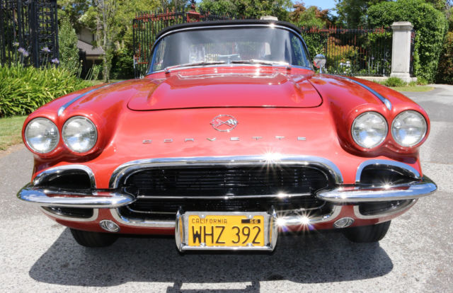 1962 Burgundy Chevrolet Corvette Convertible