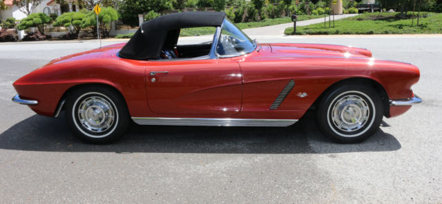 1962 Burgundy Chevrolet Corvette Convertible